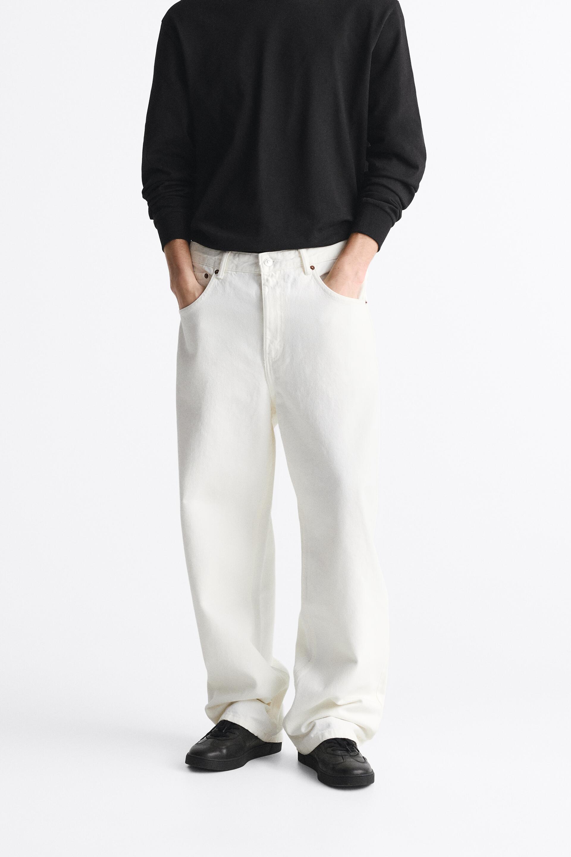 

Джинсы мужские ZARA 01538485 белые 44 (доставка из-за рубежа), Белый, 01538485