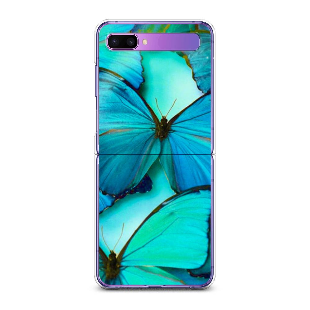 

Чехол Awog для Samsung Galaxy Z Flip 1 "Неоновые бабочки", 2107150-4