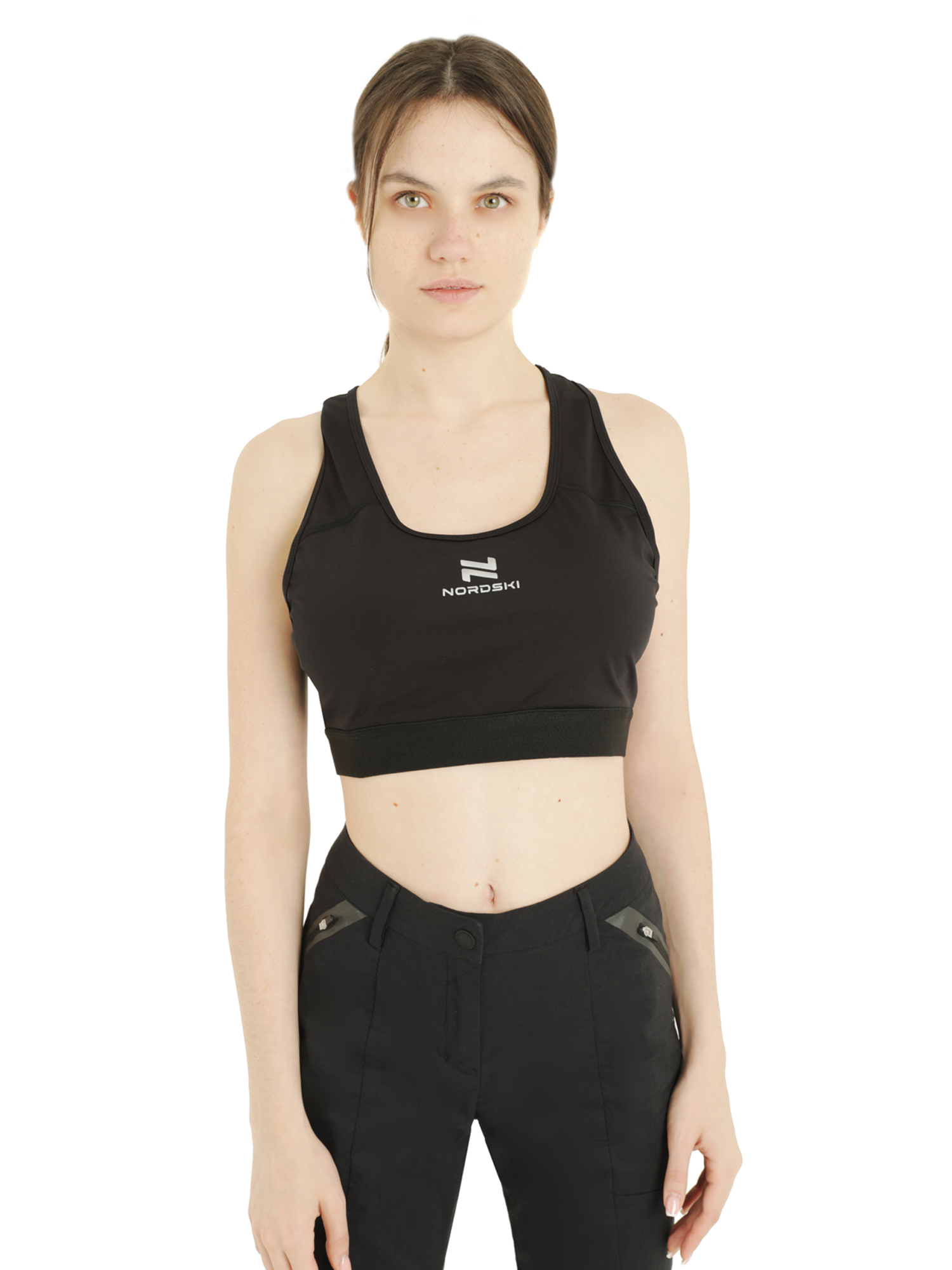 

Топ женский Nordski Pro Bra черный 40 EU, Pro Bra
