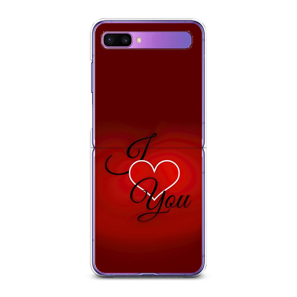 

Чехол Awog для Samsung Galaxy Z Flip 1 "I love you 3", 2107150-6