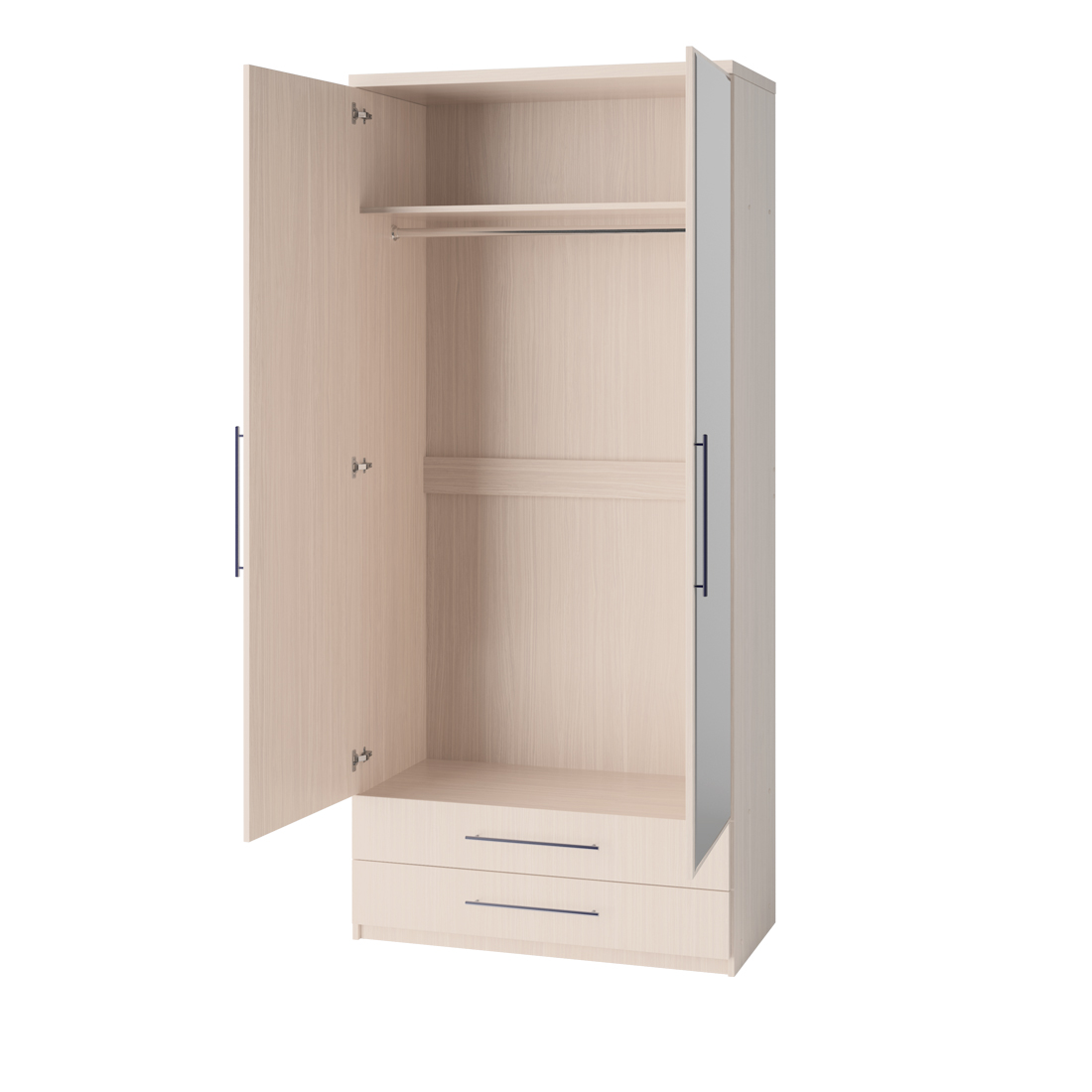 

Шкаф Мелодия Эконом 6 100х45, Бежевый, Мелодия Эконом