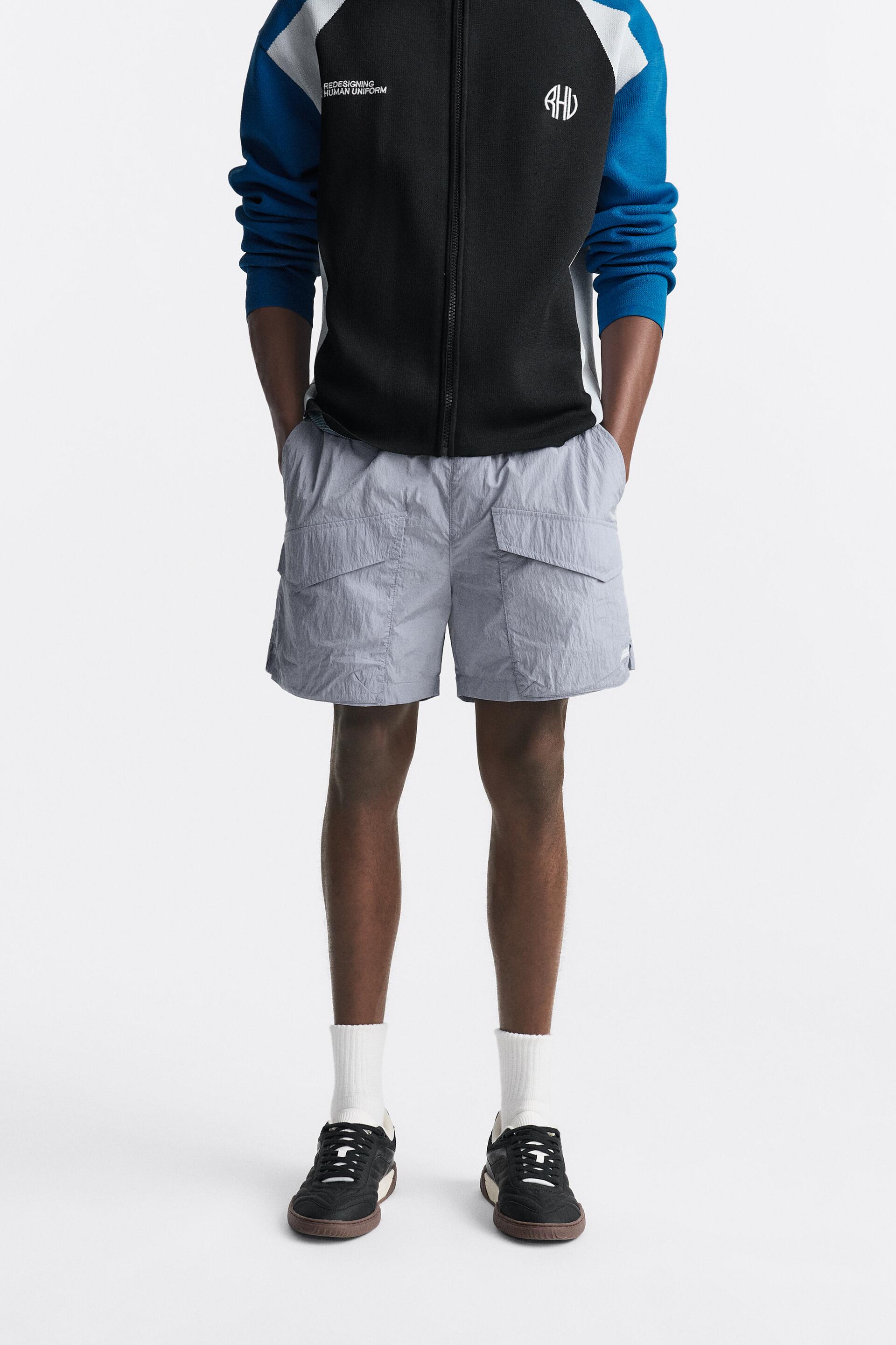 

Шорты мужские ZARA 01538414 фиолетовые XL (доставка из-за рубежа), Фиолетовый, 01538414