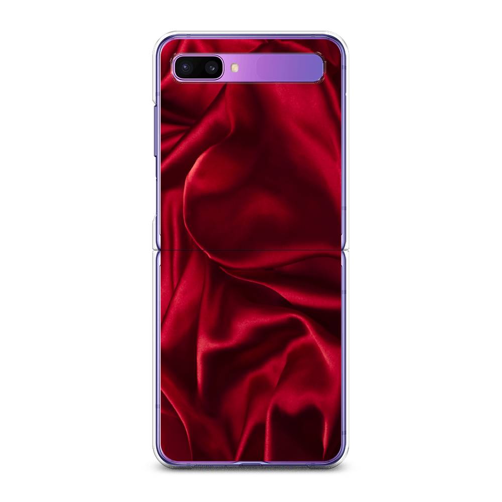 

Чехол Awog для Samsung Galaxy Z Flip 1 "Текстура красный шелк", 2107150-3