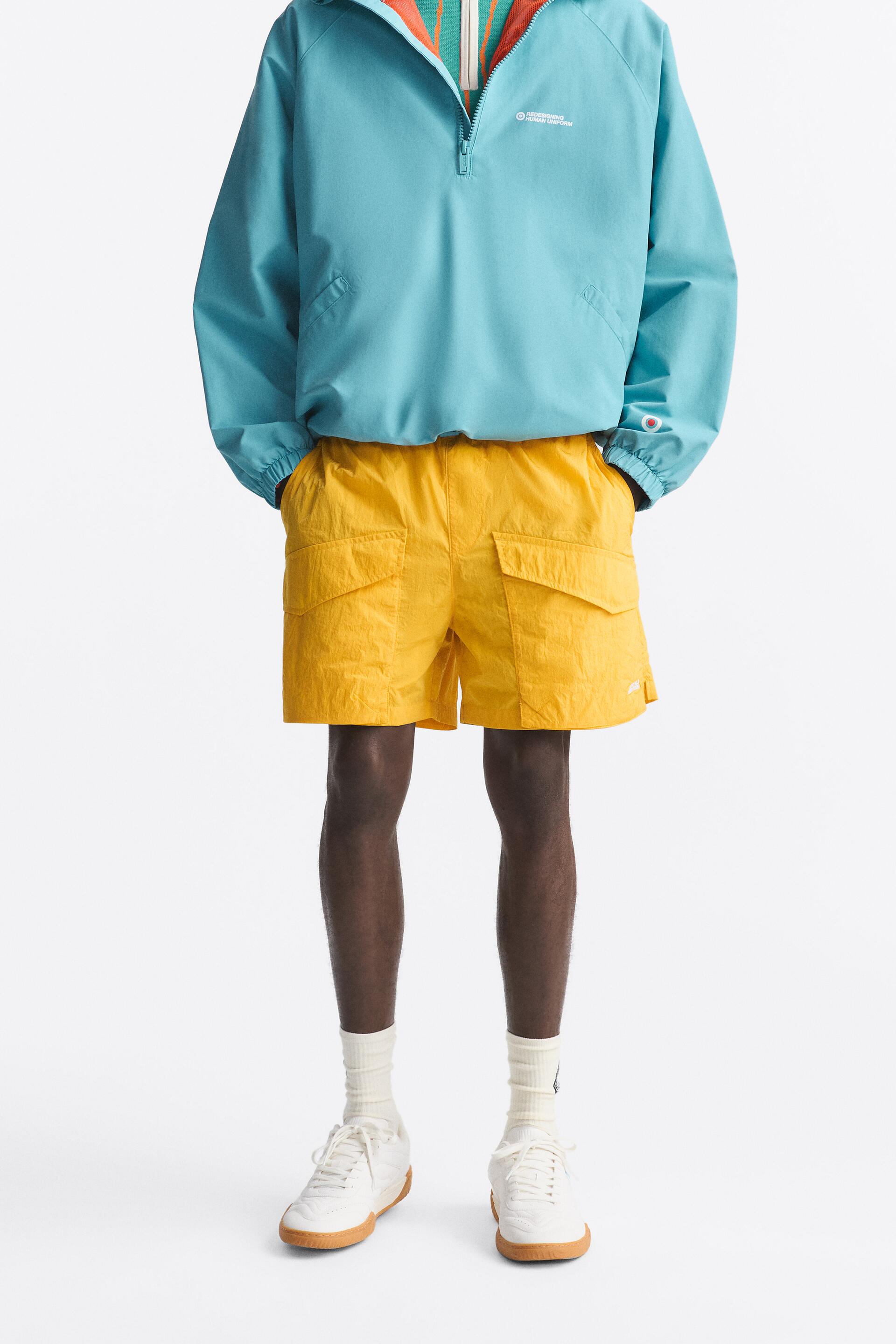 

Шорты мужские ZARA 01538414 желтые M (доставка из-за рубежа), Желтый, 01538414