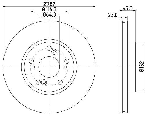 

Тормозной диск NISSHINBO ND8024K