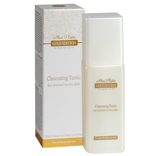 Тоник для лица Mon Platin Cleansing Tonic с черной икрой и золотом 250 мл