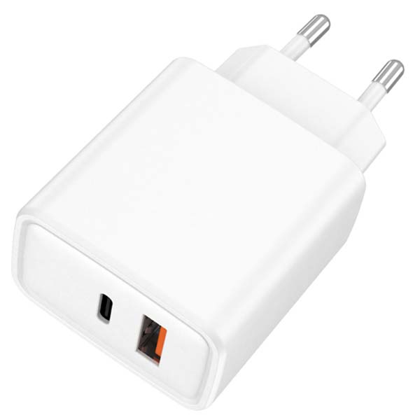 

Зарядное устройство TFN USB A+C PD+QC 33W White (WCRPD24)