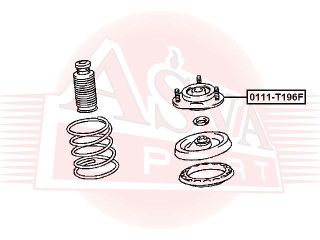 

Опора Амортизатора Toyota Rav4 Aca2# 2000-2005) ASVA арт. 0111-ACA2F