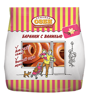 

Баранки Семейка Озби с ванилью 300 г