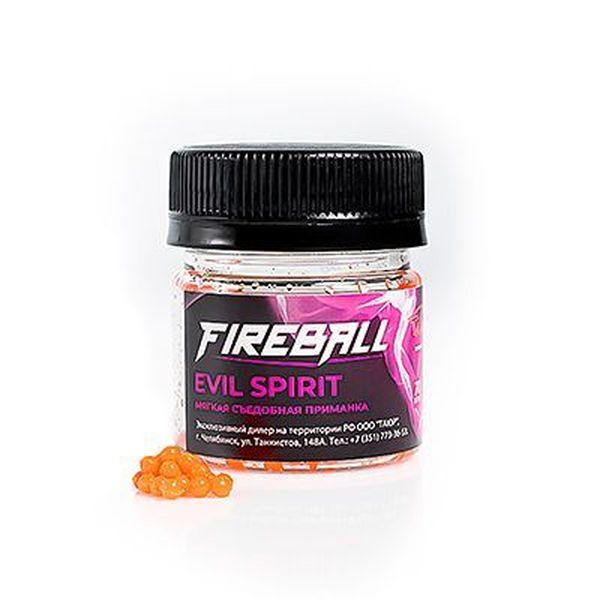 Приманка съедобная Takedo Fireball Evil spirit цвет красный креветка (красный)