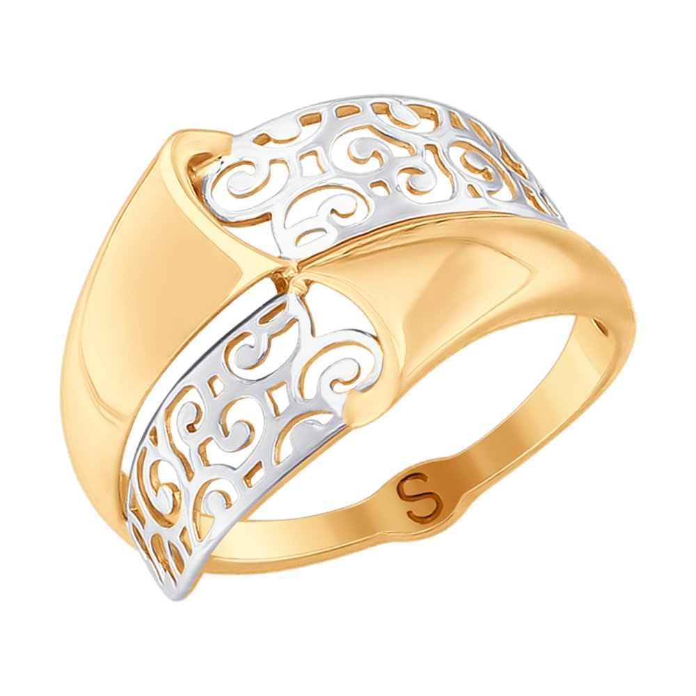 

Кольцо из красного золота р. 20 SOKOLOV 017677, 017677