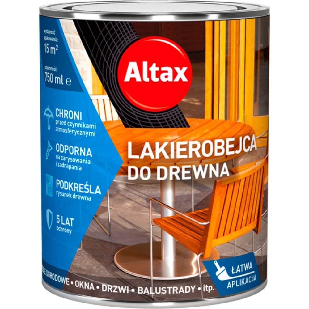 

ALTAX Лак-морилка LAKIEROBEJCA Махагон 750 мл. 50030-04-000075