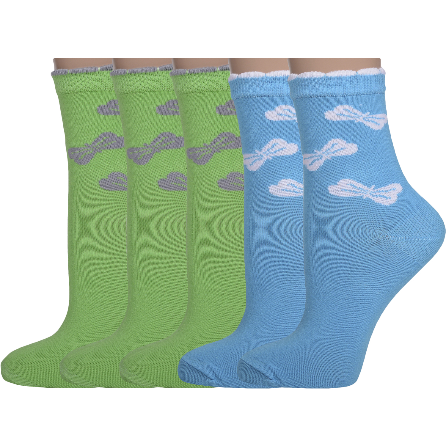 фото Комплект носков женских palama 5-жд-21 разноцветных 25