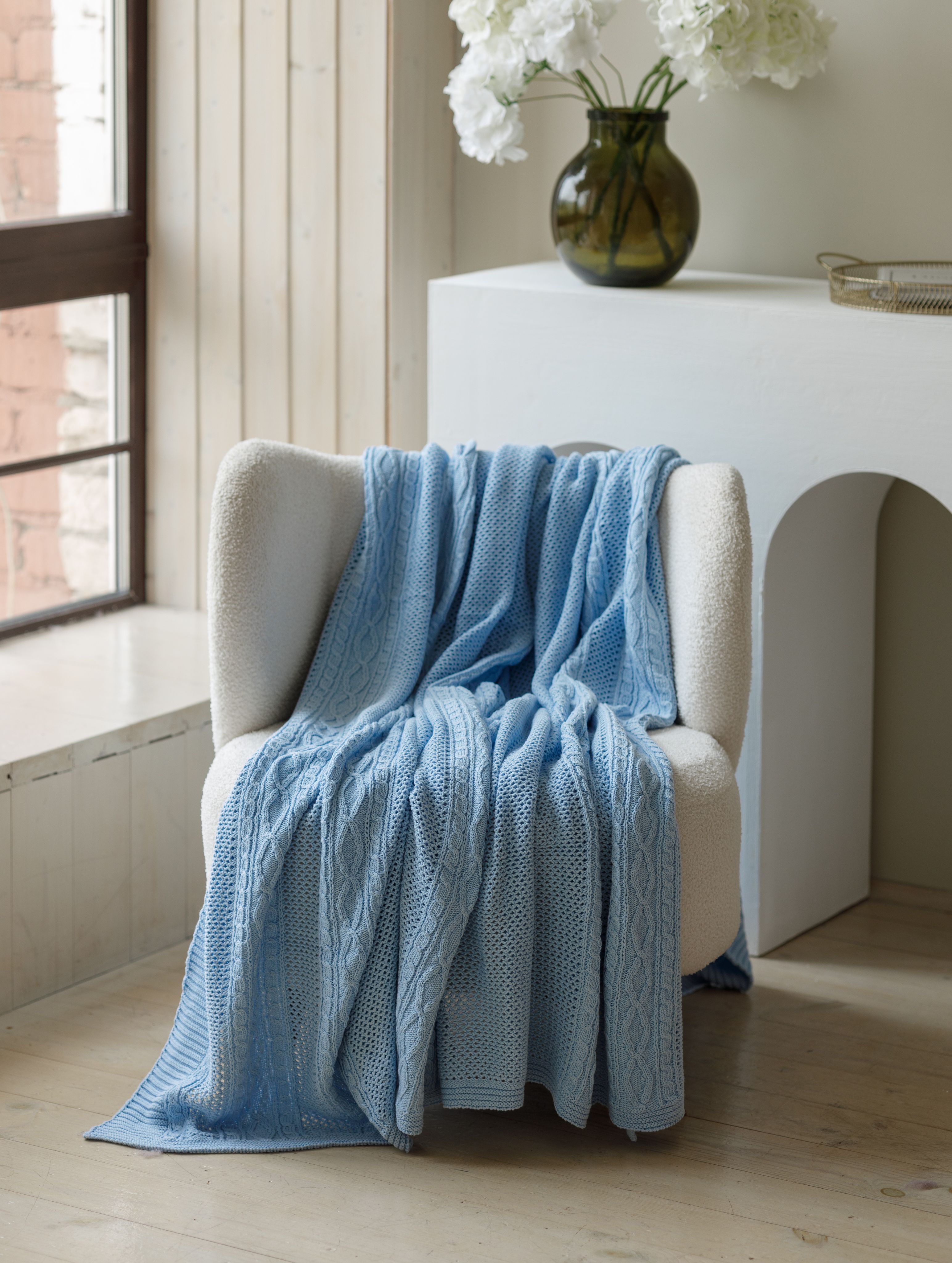 

Плед вязаный DECADE home PL02150, PL02150
