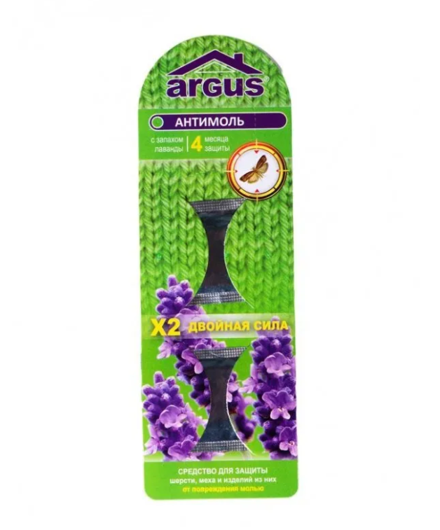 

Пластина от насекомых Argus Антимоль 19876 3 г, Антимоль