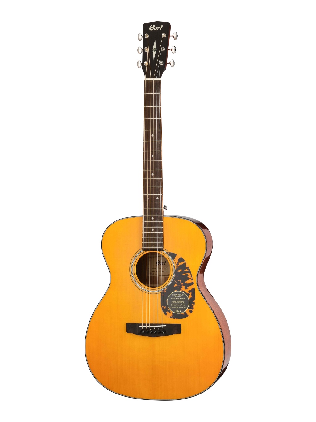 L300VF-NAT-WBAG Luce Series Электро-акустическая гитара, цвет натуральный, чехол, Cort