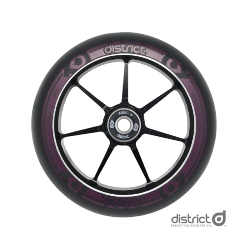 DIW19005 колесо для сам. District 120x28mm Dual Width Core - Black/Magenta