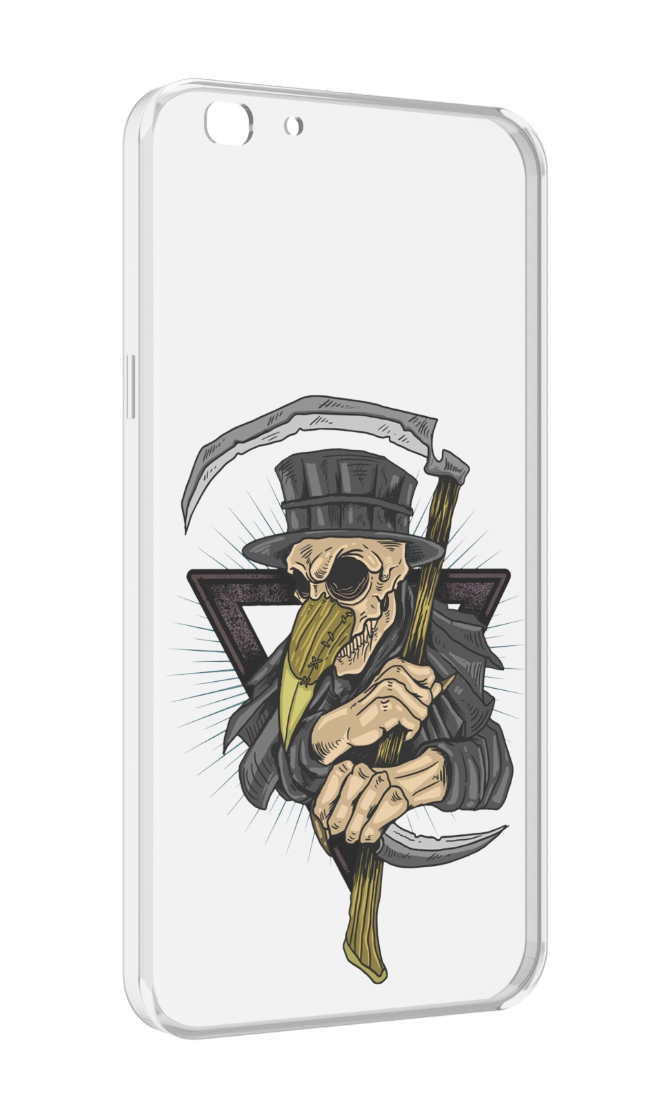 

Чехол MyPads борец-с-чумой для Oppo A77/F3 (2017 год), Прозрачный, Tocco