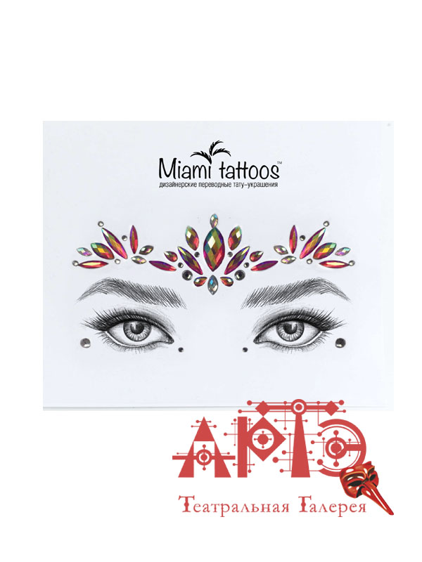 

Кристаллы для лица Miami Tattoos "Firebird" 3386 (Цв: Разноцветный ), Fir-19