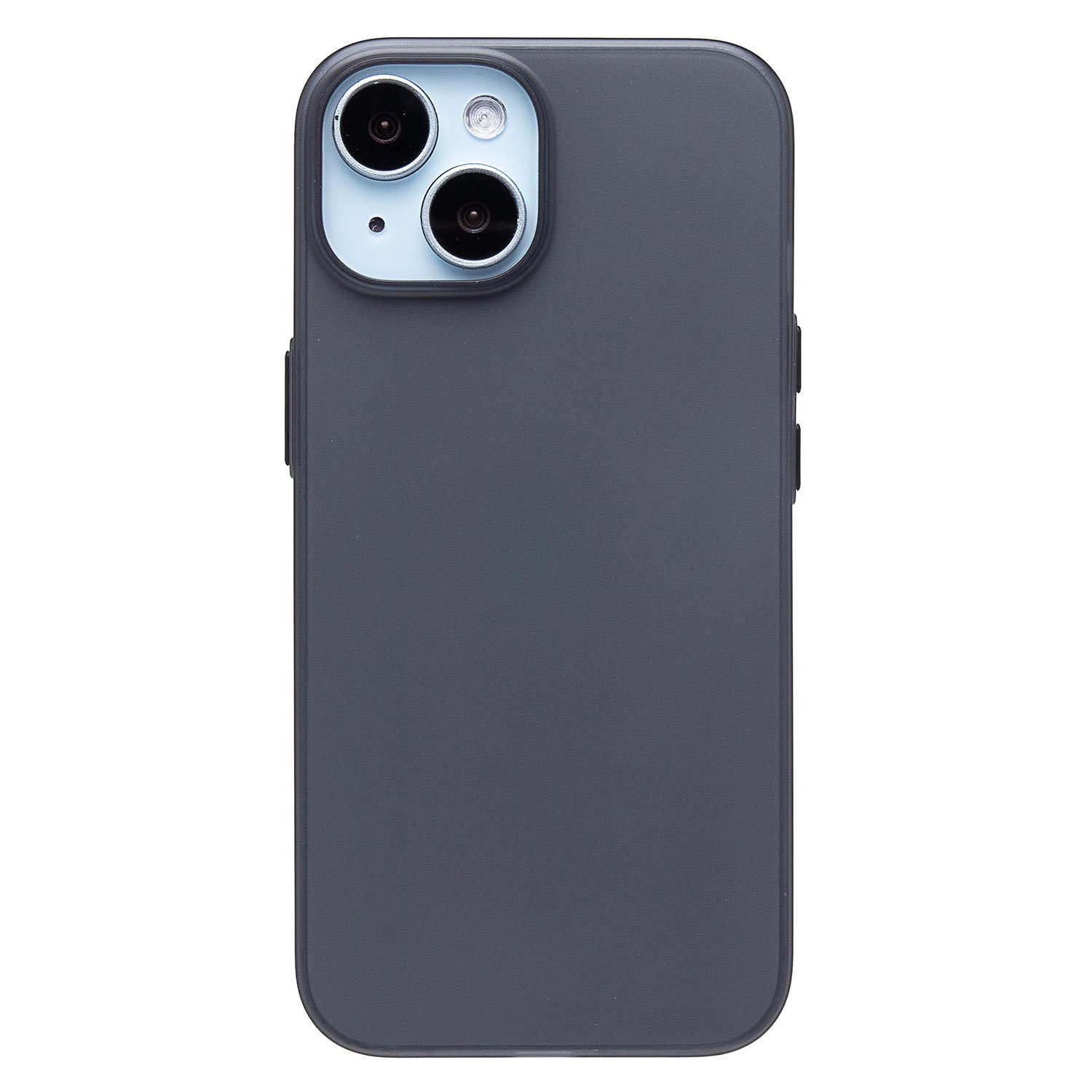 

Чехол для iPhone 15 пластиковый Coblue Matte <прозрачно-черный>, Прозрачный