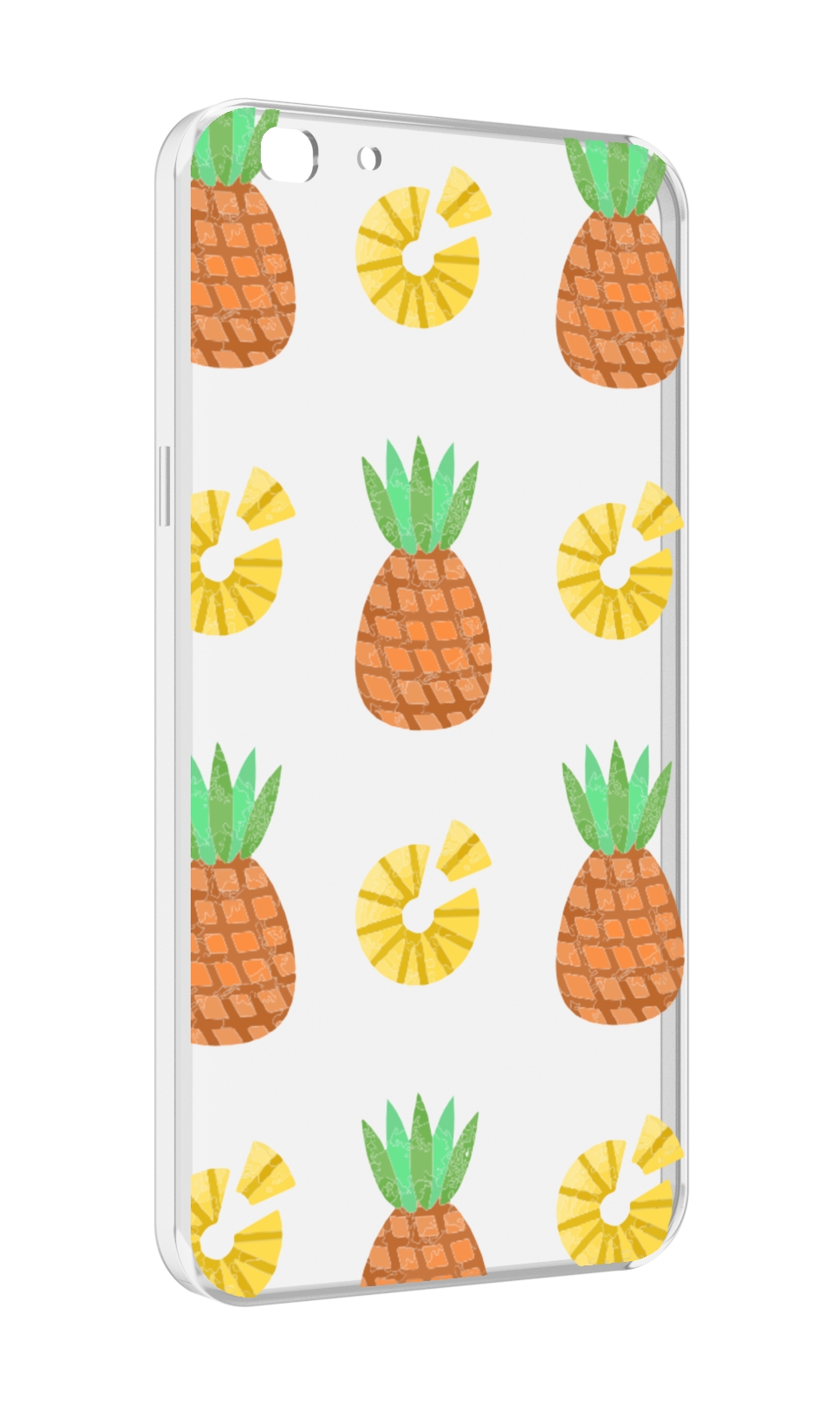 

Чехол MyPads ананасики для Oppo A77/F3 (2017 год), Прозрачный, Tocco