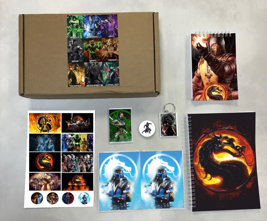 

Бокс с подарками по игре Mortal Kombat , Смертельная Битва - 2, 51476654, 7 предметов