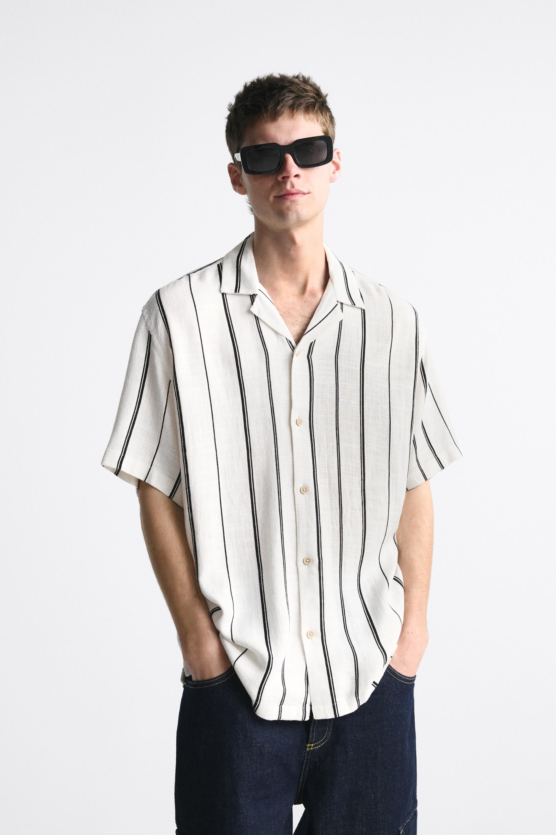 

Рубашка мужская ZARA 01063450 белая S (доставка из-за рубежа), 01063450