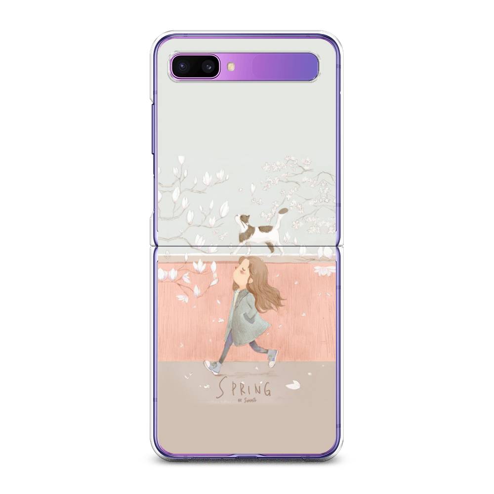 

Чехол Awog для Samsung Galaxy Z Flip 1 "Девочка-весна", 2107150-7