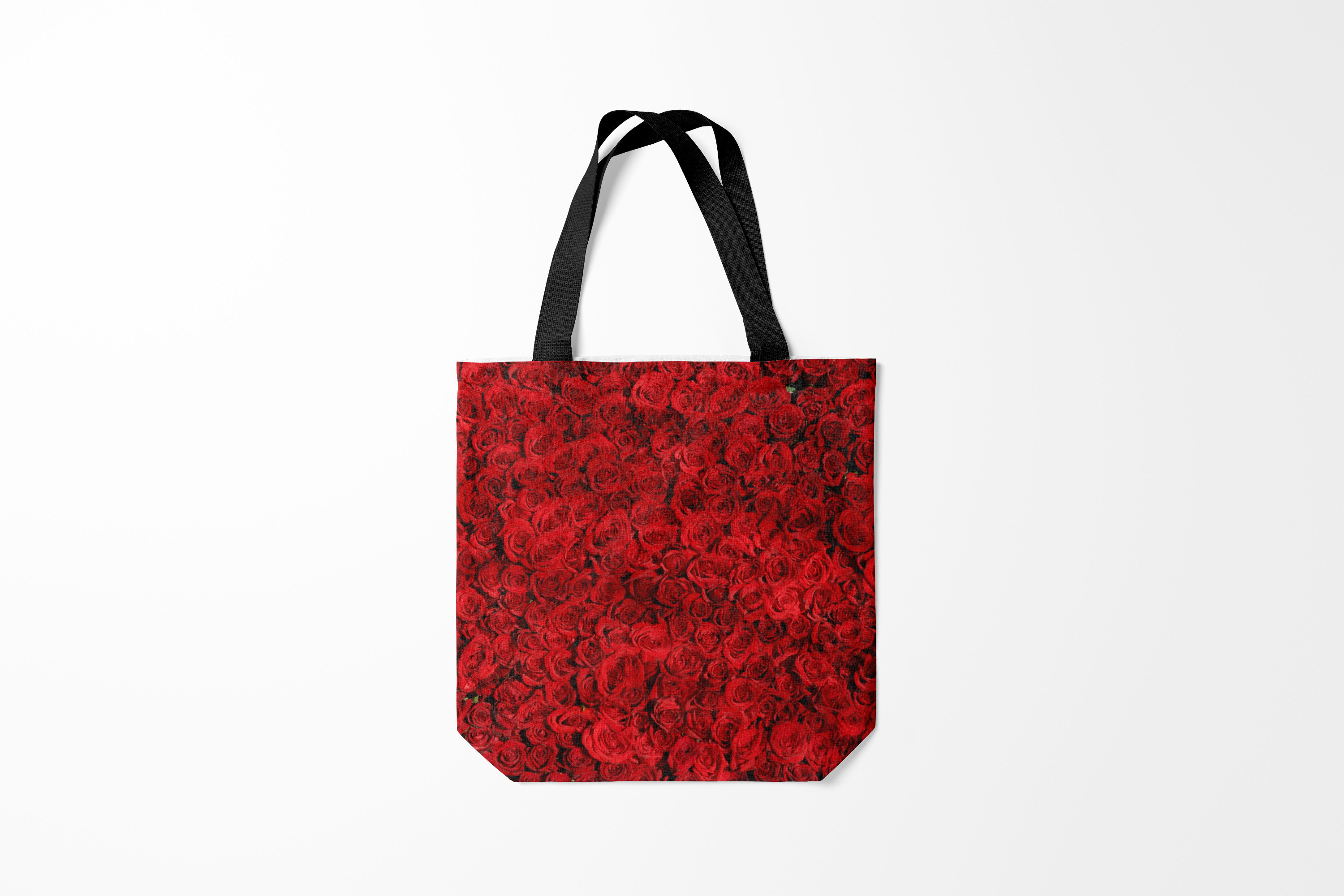 

Сумка шoппер унисекс Burnettie Цветы Roses, красный, Цветы Roses