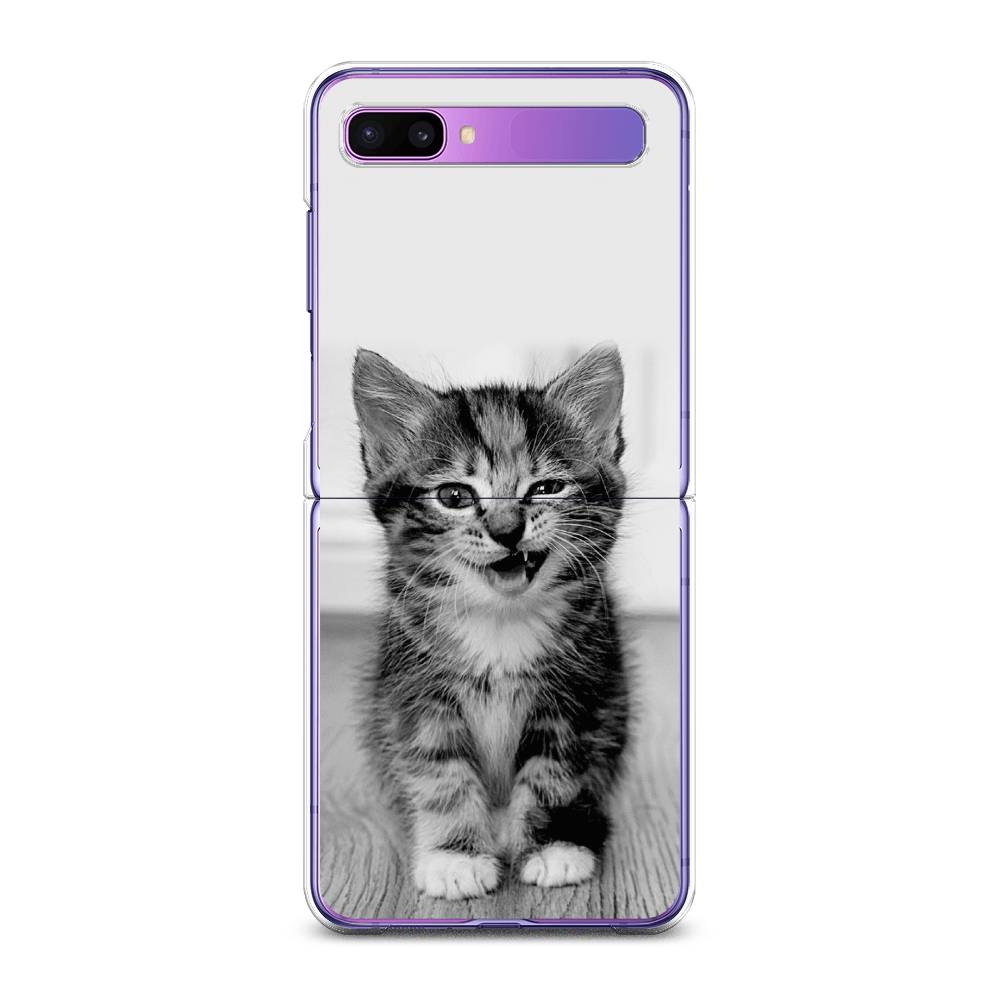 

Чехол Awog для Samsung Galaxy Z Flip 1 "Подмигивающий котенок", 2107150-1