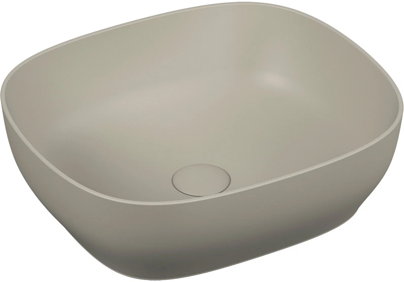 Раковина накладная Vitra Outline (475х410х145) матовый бежевый 5994B420-0016 плитка vitra stone x тауп матовый r10a ректификат 60х60 см