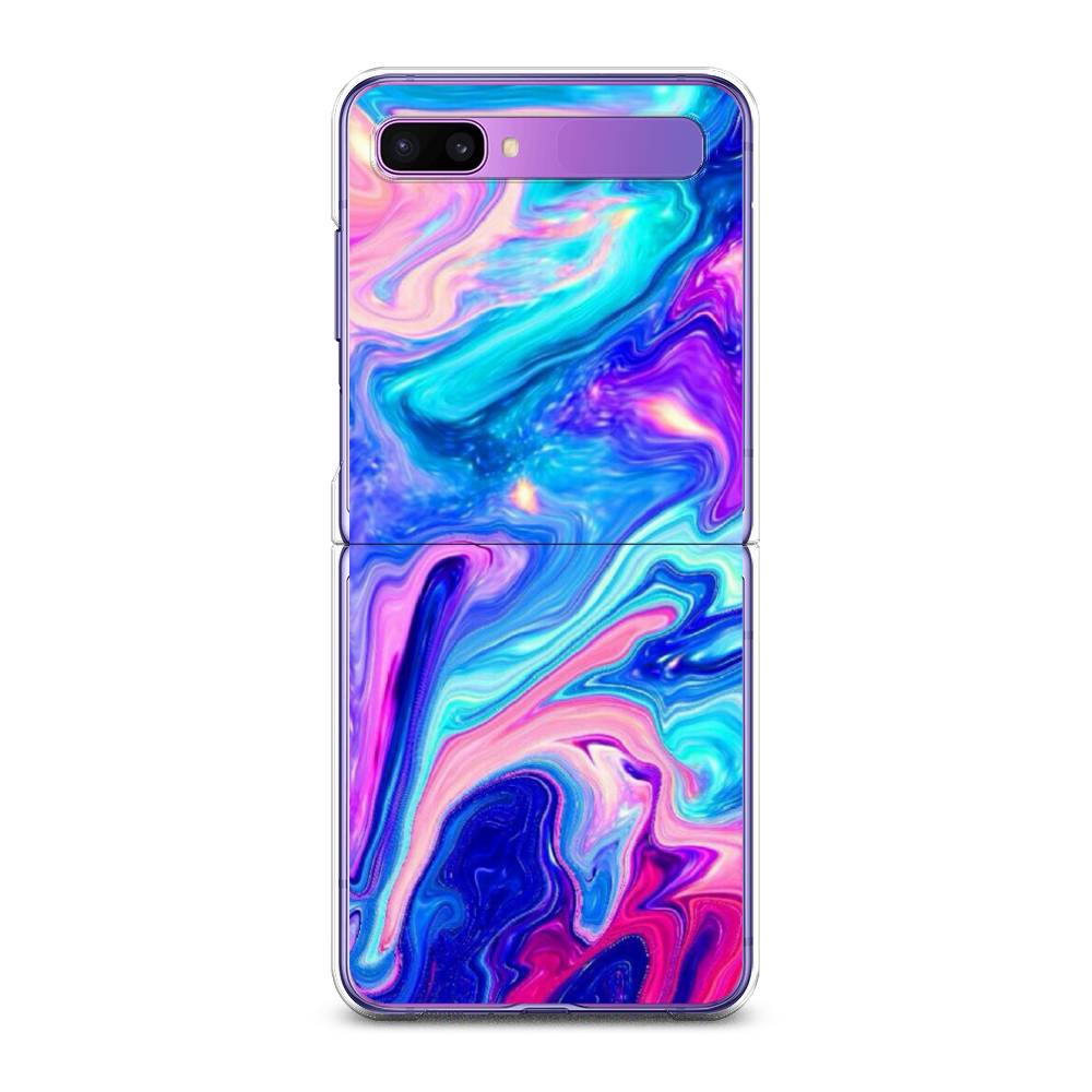 

Чехол Awog для Samsung Galaxy Z Flip 1 "Потеки краски", 2107150-10