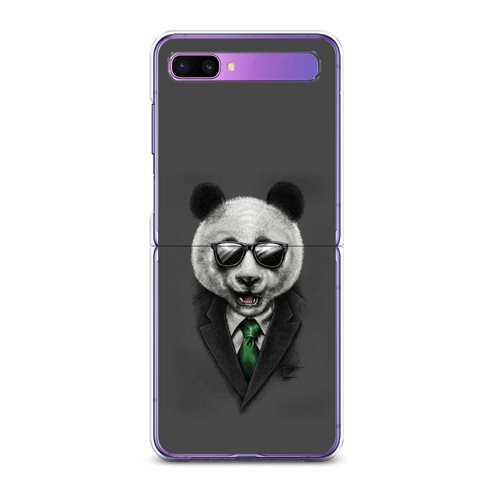 

Чехол Awog для Samsung Galaxy Z Flip 1 "Деловая панда", 2107150-10