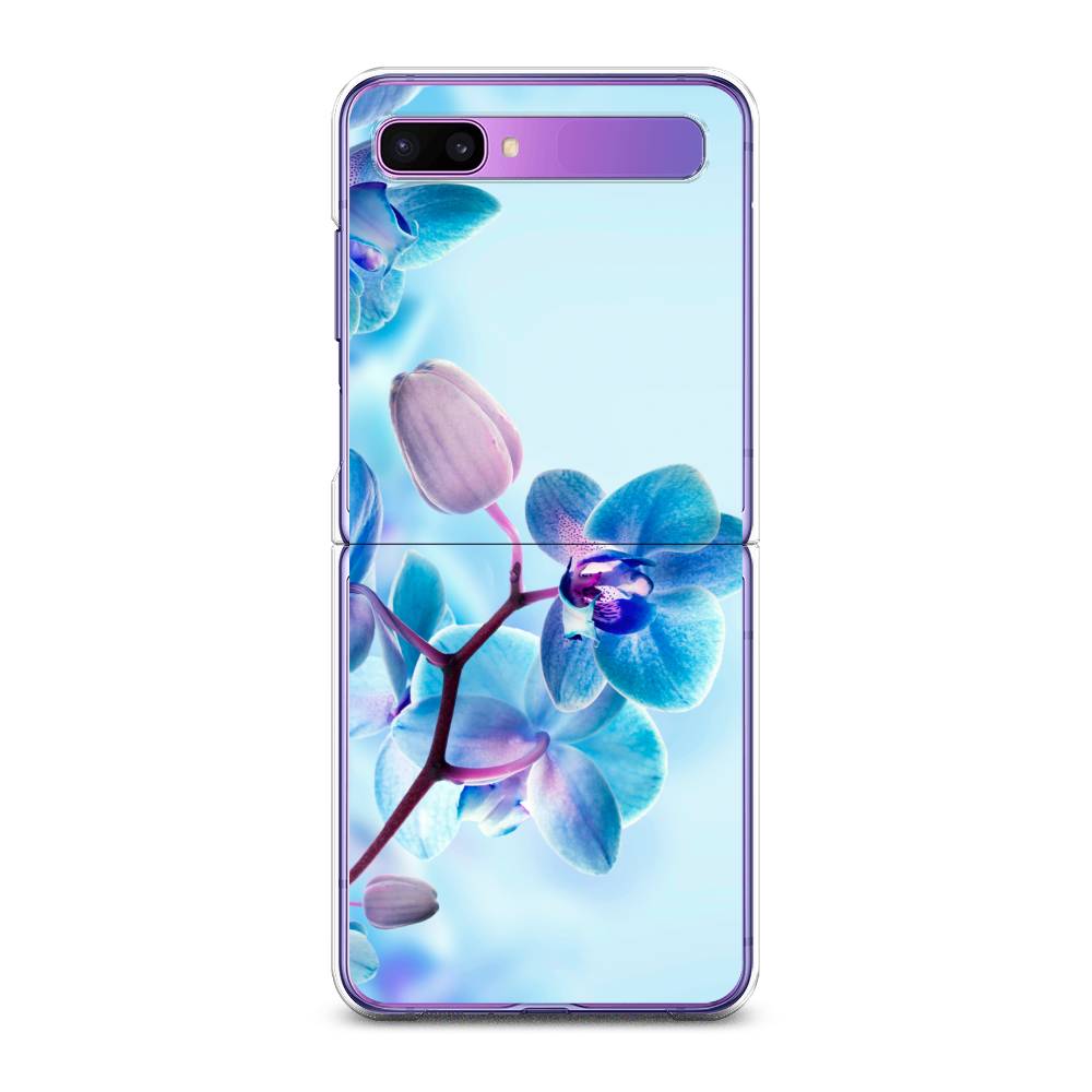 

Чехол Awog для Samsung Galaxy Z Flip 1 "Голубая орхидея", 2107150-8