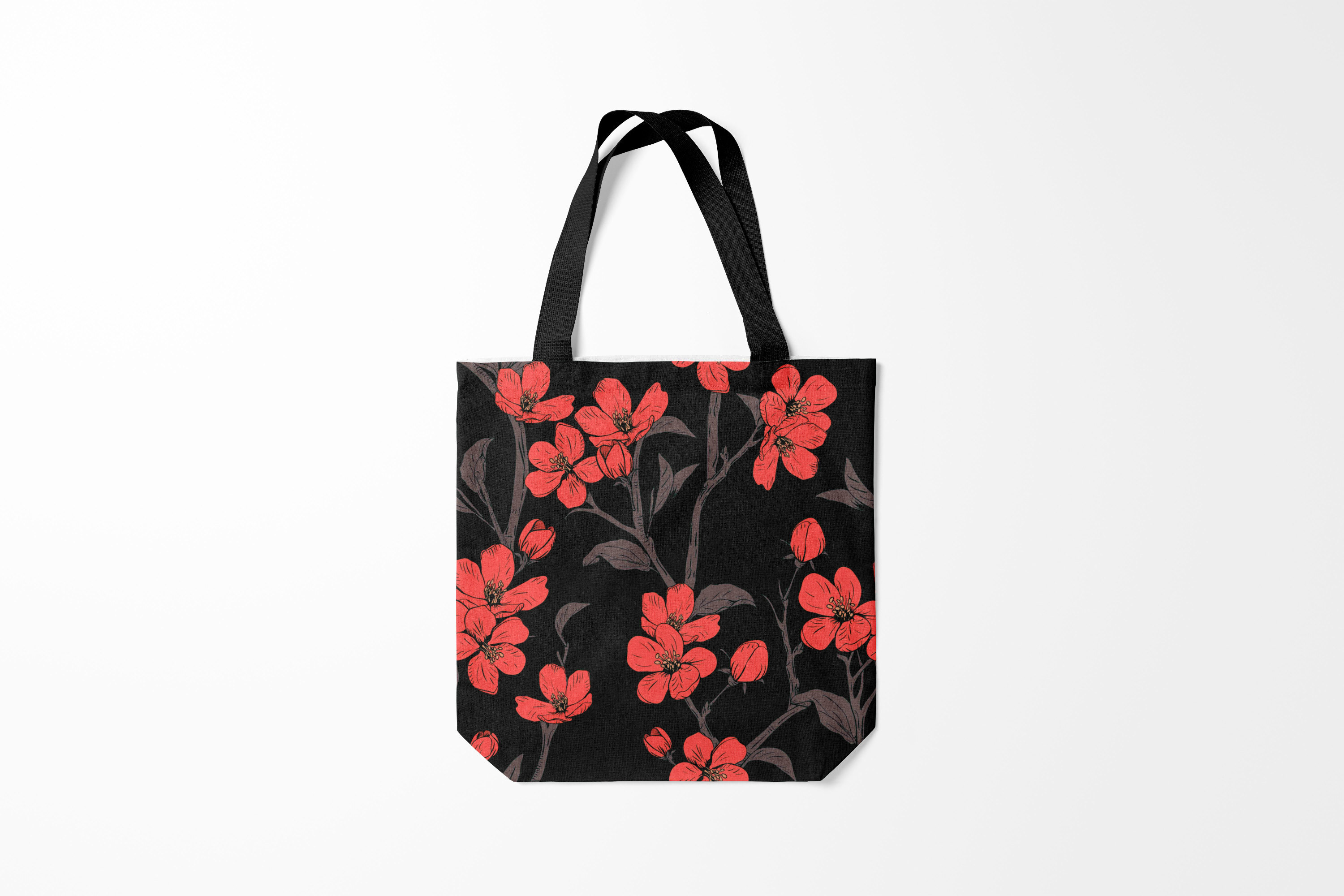 

Сумка шoппер унисекс Burnettie Цветы САКУРА SAKURA, черный, Цветы САКУРА SAKURA