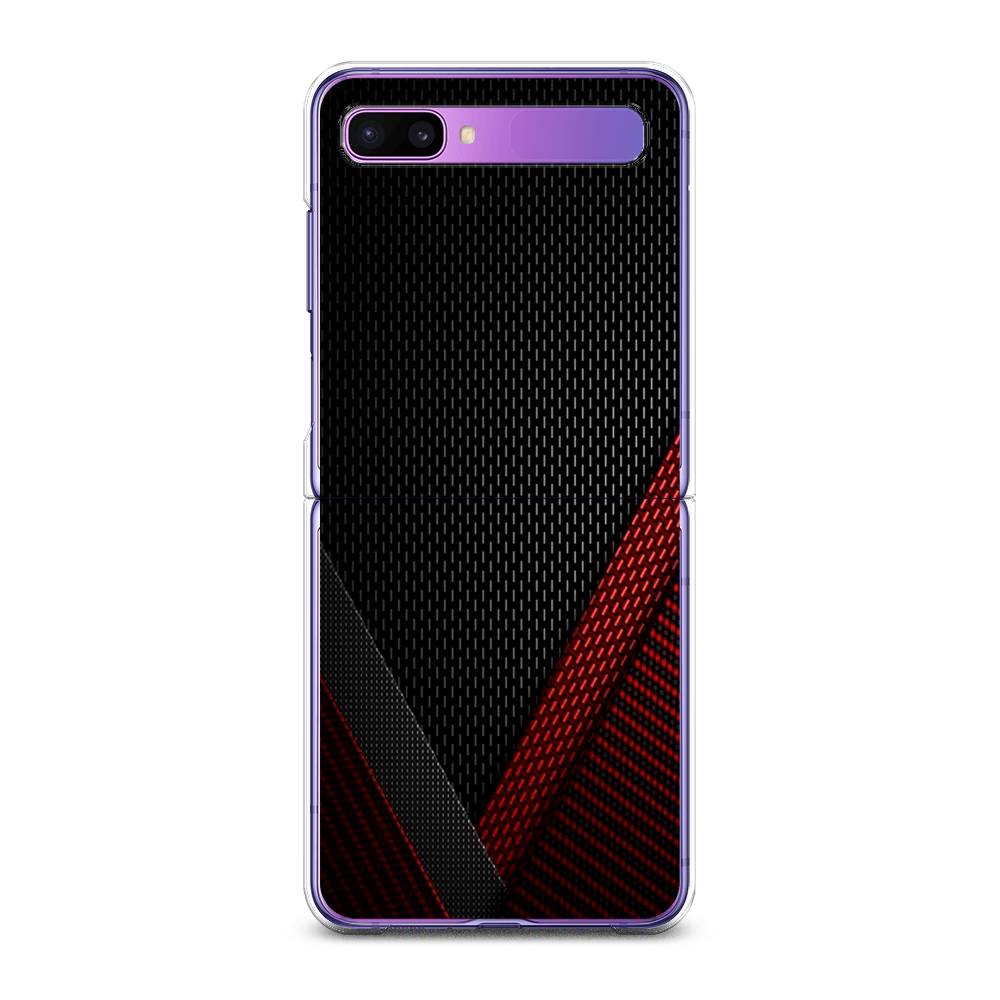 

Чехол Awog для Samsung Galaxy Z Flip 1 "Красный карбон", 2107150-3