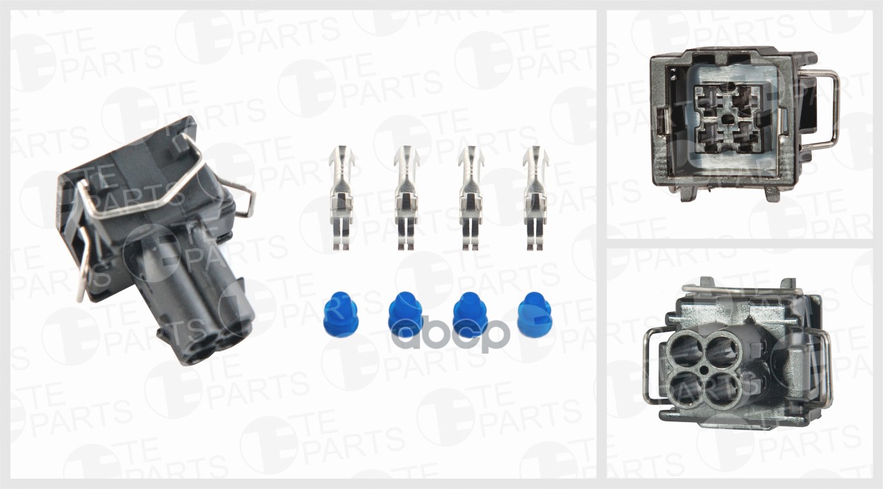 

Разъём 4х Контактный (2х2), (Комплектация: 4-Pin, 4 Уплотнения) TE PARTS арт. 7810140