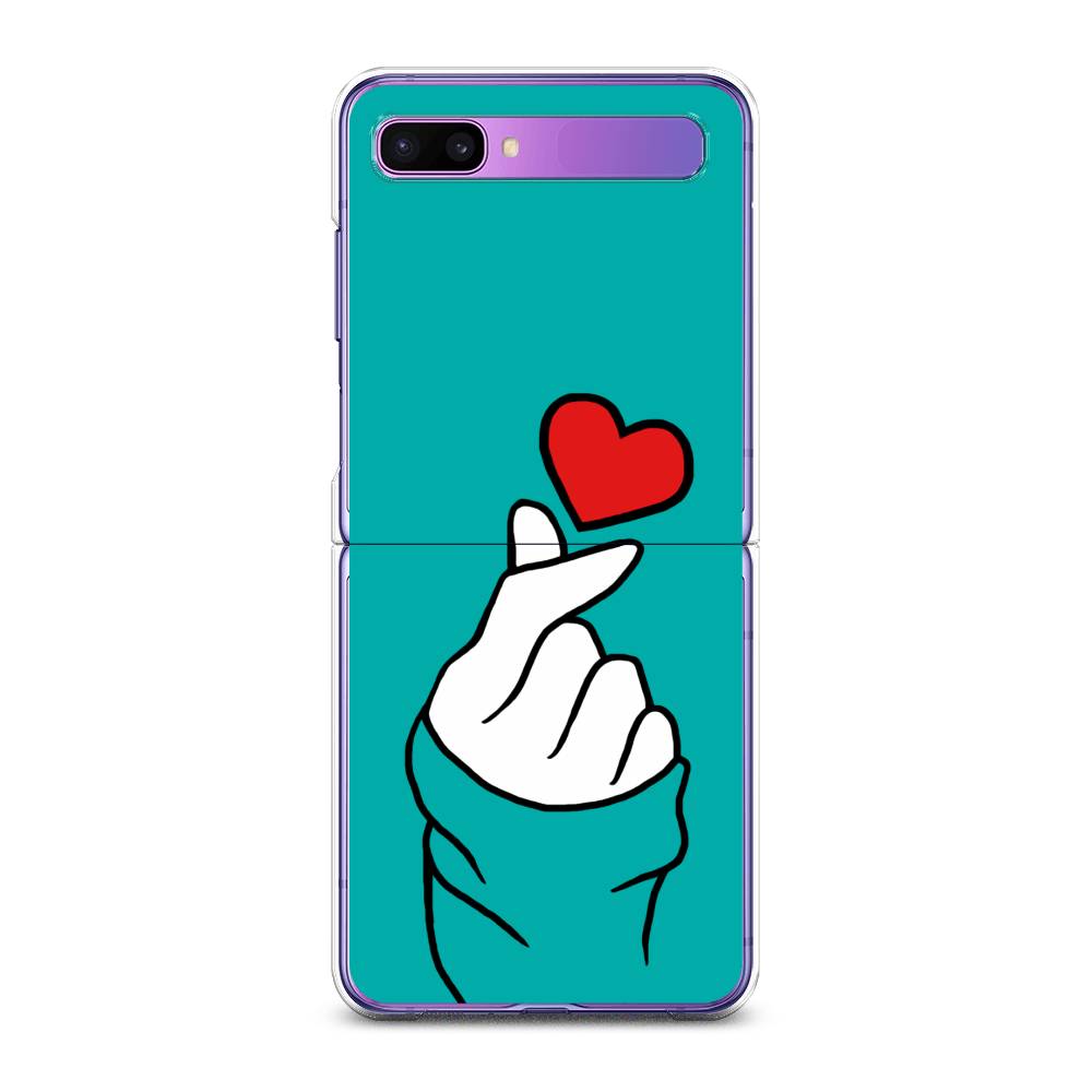 

Чехол Awog для Samsung Galaxy Z Flip 1 "Маленькое сердечко", 2107150-7