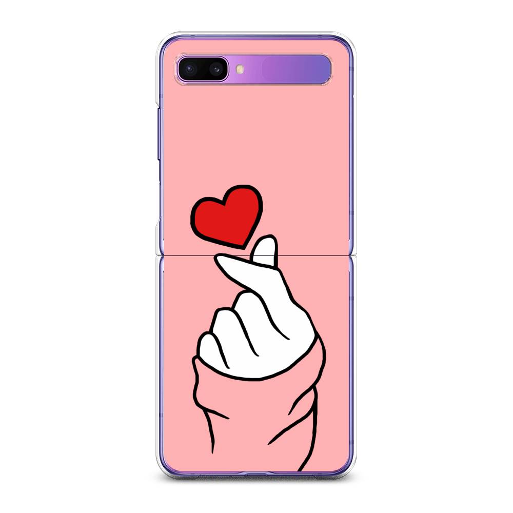 

Чехол Awog для Samsung Galaxy Z Flip 1 "Милое сердечко", 2107150-7