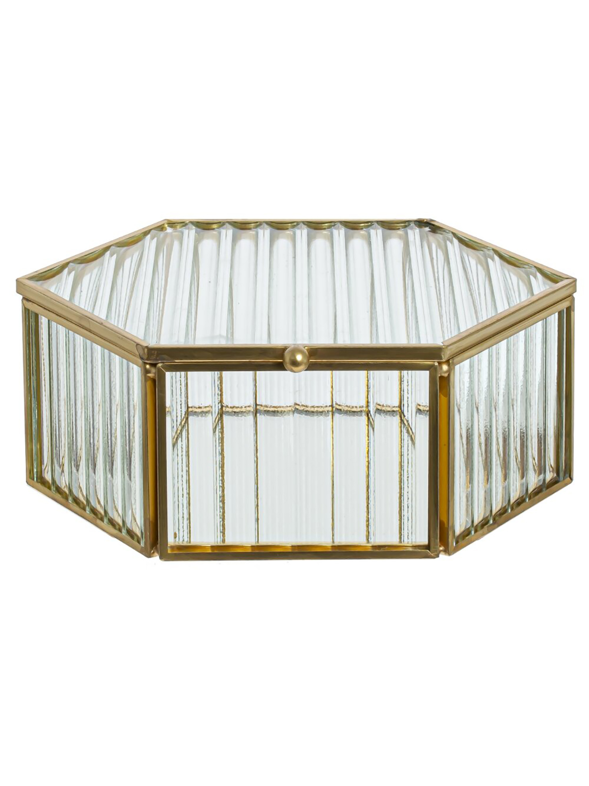 

Шкатулка для хранения Remecoclub, стеклянная, 17,5x16x7 см, Прозрачный