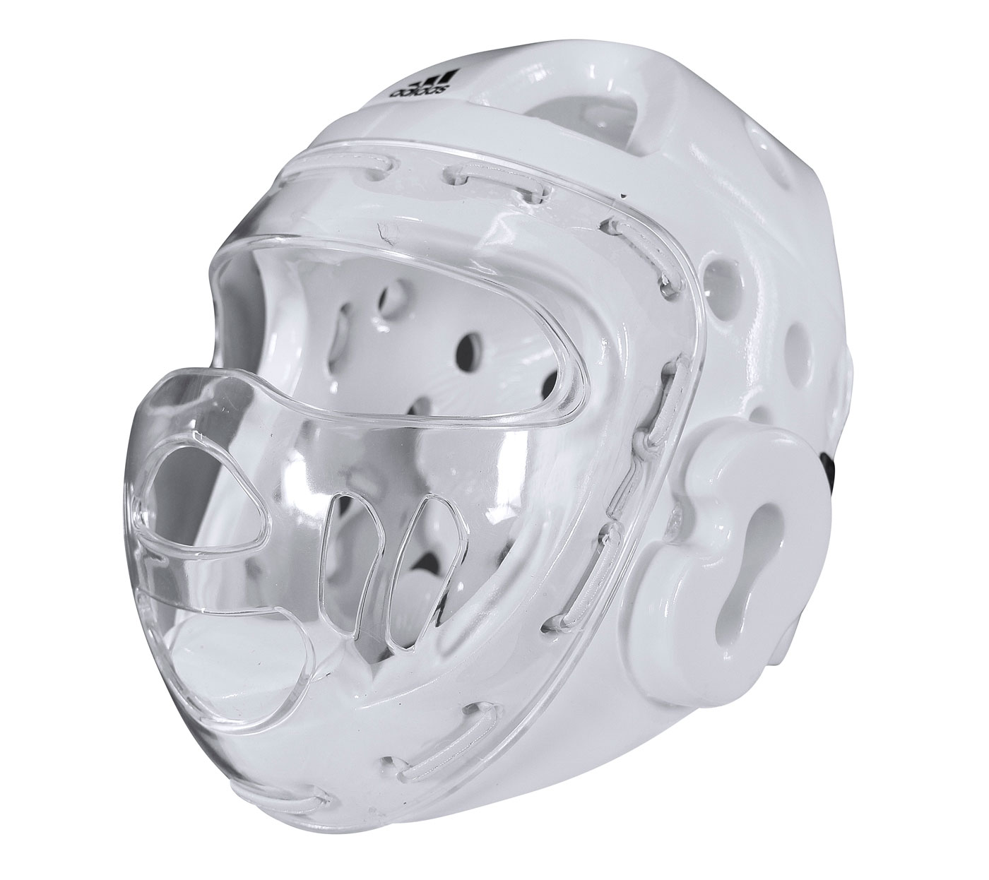 

Шлем для тхэквондо с маской Head Guard Face Mask WT белый (размер