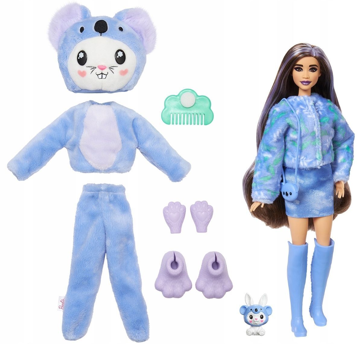 Кукла Barbie Cutie Reveal Koala Rabbit Кролик в образе коалы, HRK26 кукла рускукла подвесная кролик с барабаном rk 467