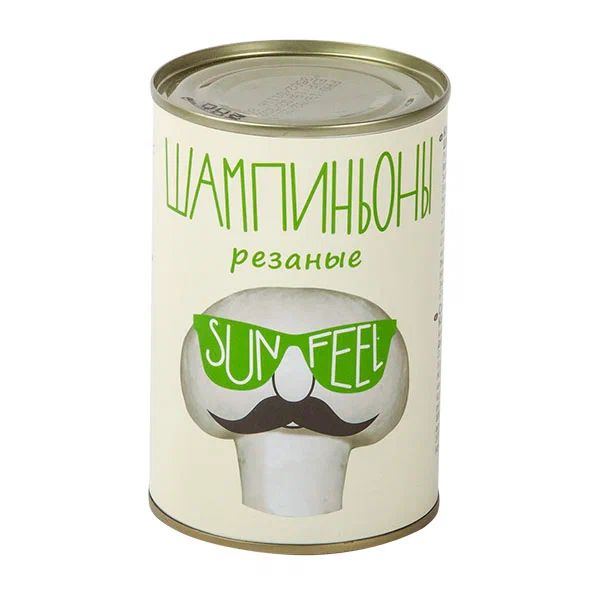 

Шампиньоны SunFeel резаные 425 г