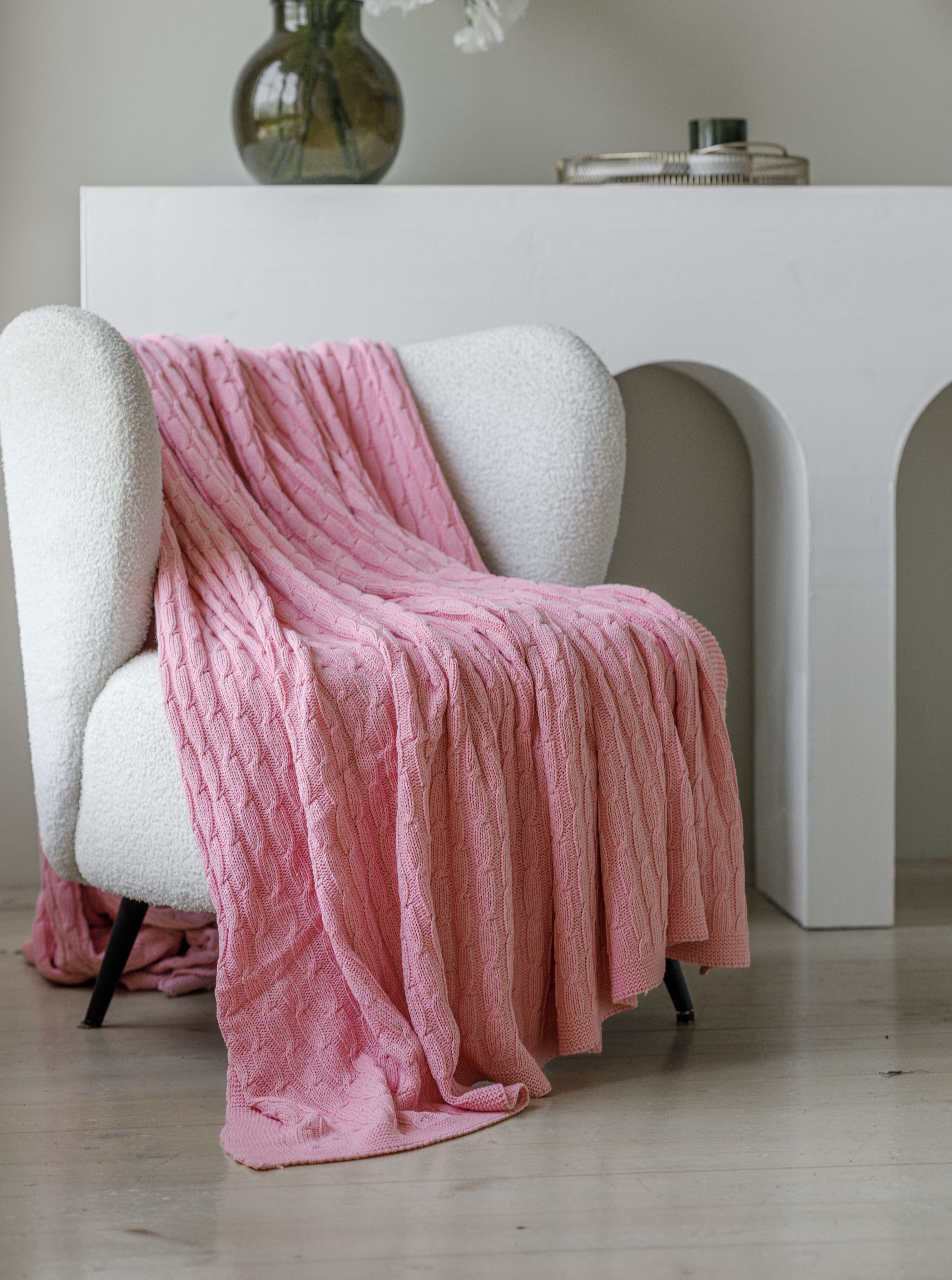 

Плед вязаный DECADE home PL01, PL01