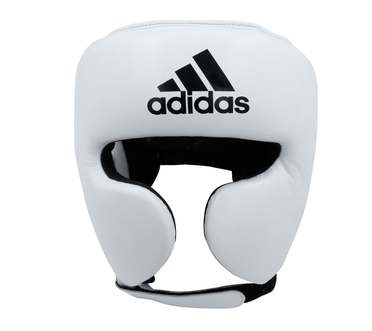 Шлем боксерский AdiStar Pro Headgear бело-черный (размер M)