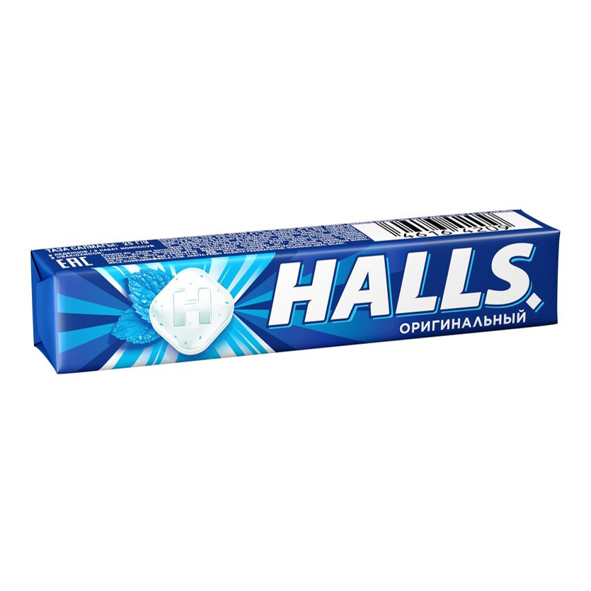 Леденцы Halls ментол-эвкалипт 25 г