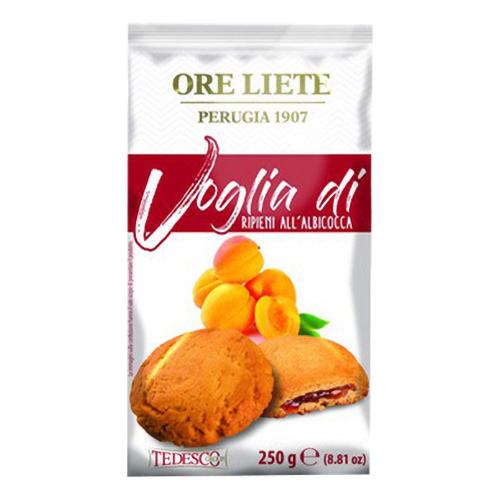 Печенье Ore Liete с абрикосовым вареньем 250 г