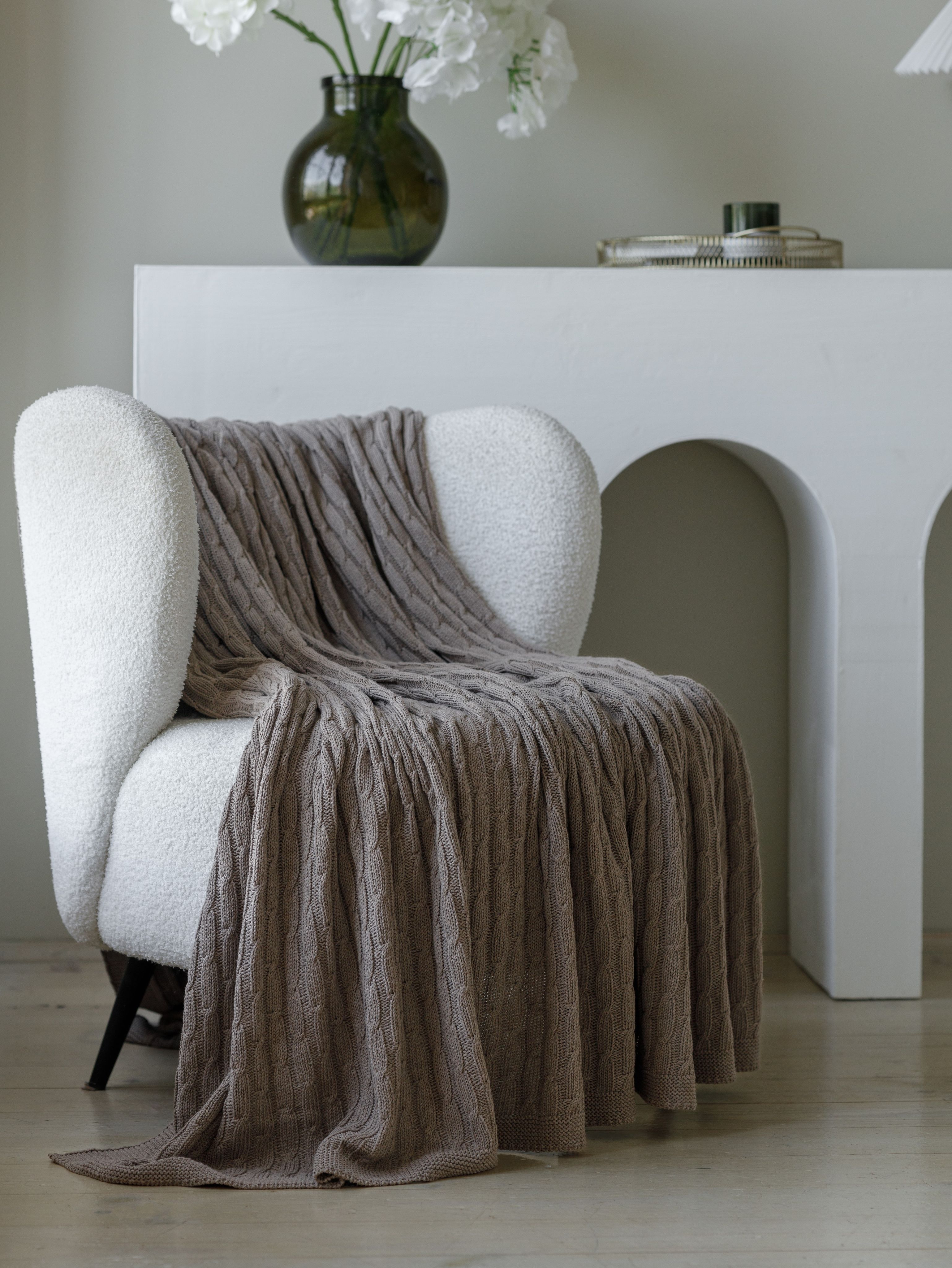 

Плед вязаный DECADE home PL01160, PL01160