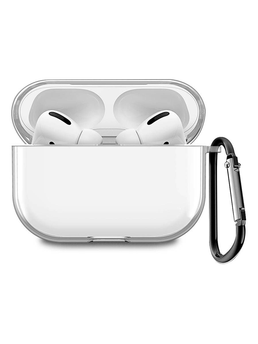 

Силиконовый чехол для наушников Apple Airpods Pro силиконовый, Прозрачный, 200008679