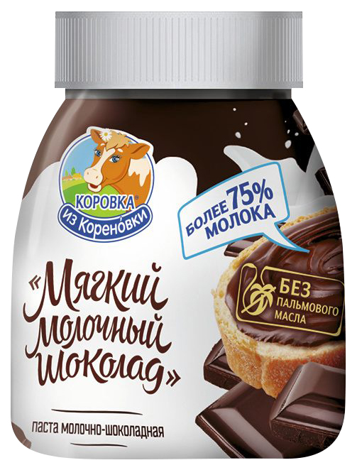 Мягкий молочный шоколад-паста Коровка из Кореновки 330 г